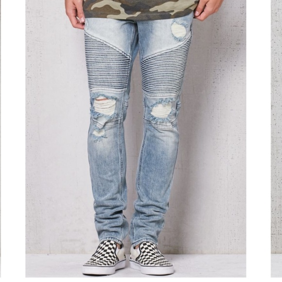 moto stacked skinny jeans